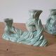 2 numbered Art Deco candlesticks - Possible Hubert Bequet