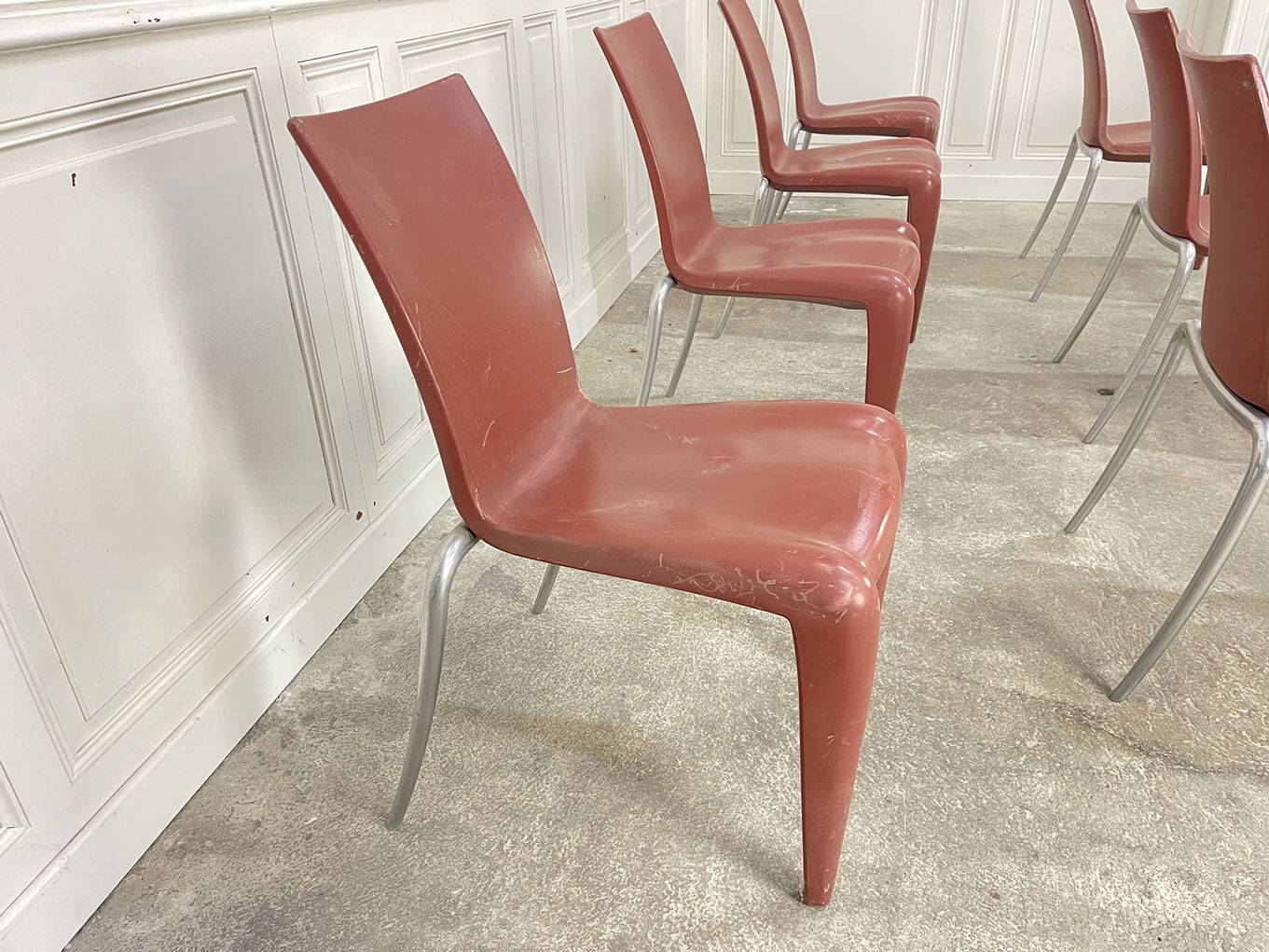 8 Starck chairs for Vitra