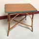 Old rattan coffee table