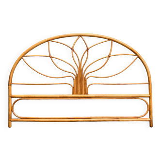 Vintage rattan headboard 1970 140cm