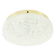 Large Mid-Century Modern Murano Ice Glass Flush Mount from Doria, 1960s
