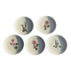 Set of 5 dessert plates with flower patterns Germany Bavaria D19