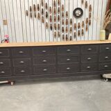 Old cabinet with 18 drawers xxl