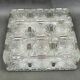 Czech Cut Glass Flush Mount Ceiling Light, Kamenický Šenov 1970s