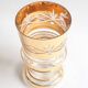 Vase verre et or années 1940