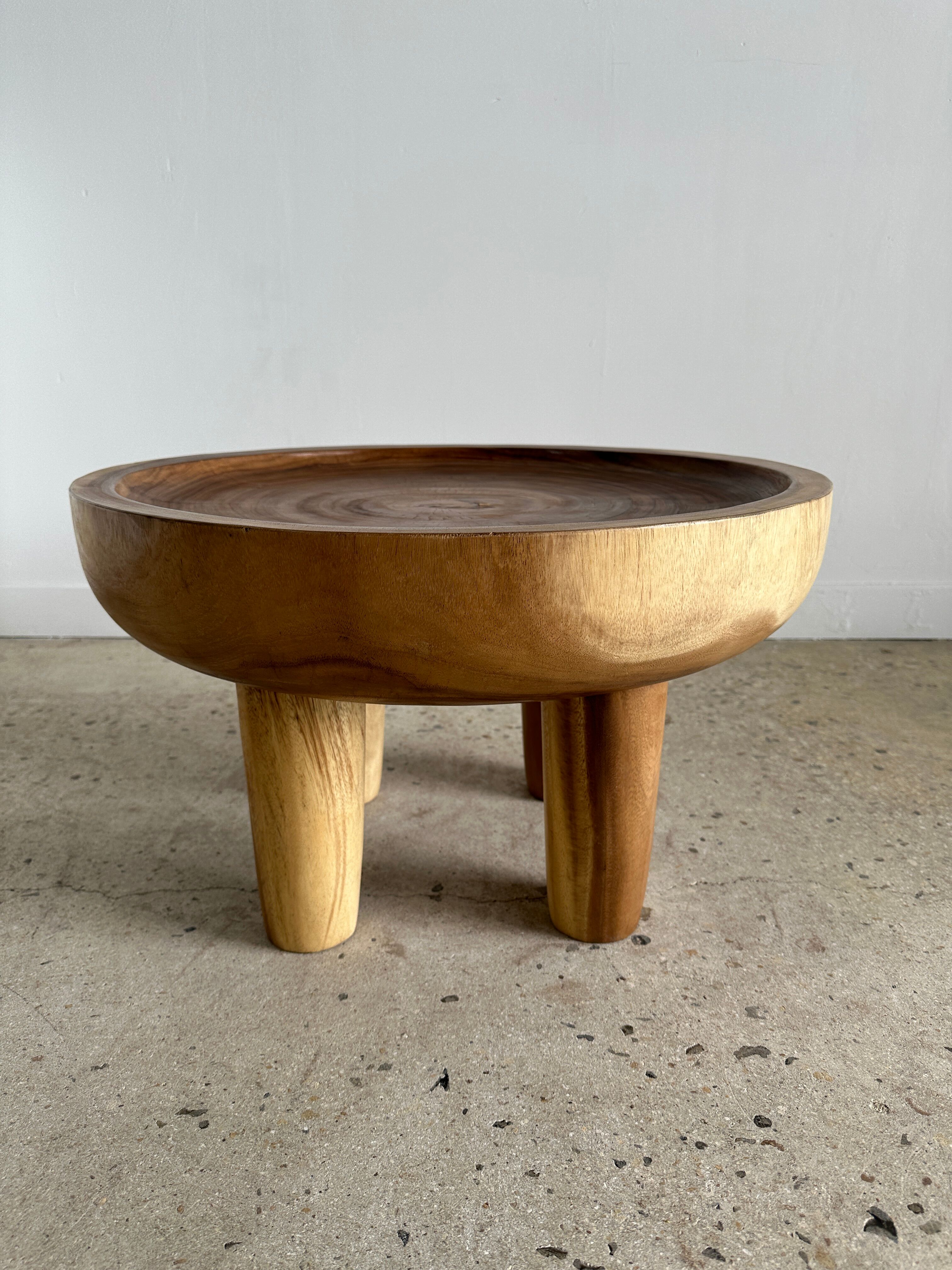 Coffee table, quadripod suar coffee table