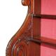 Monumental antique buffet in rosewood Regency with Italian marble.