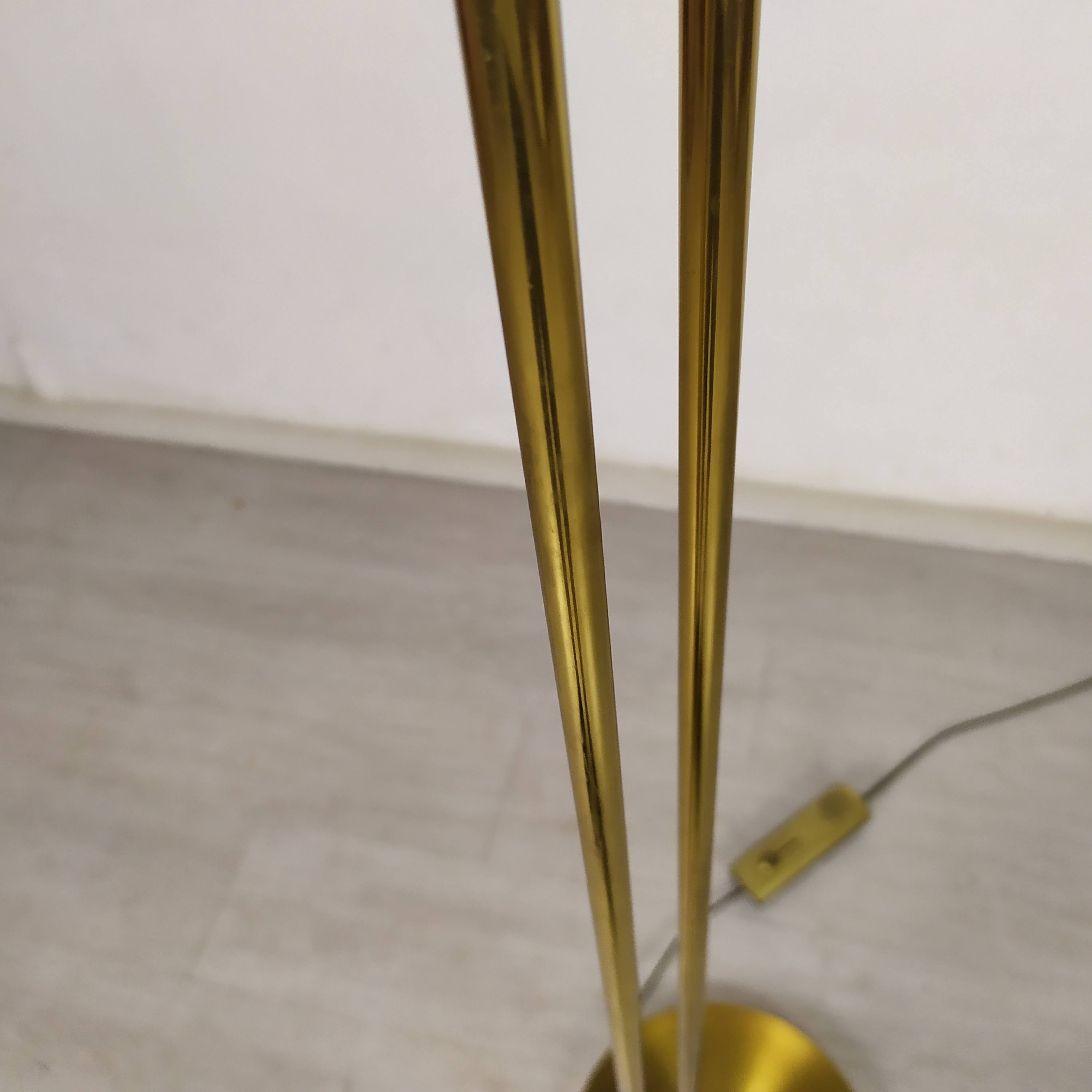 Floor lamp gilded design Lucien Gau
