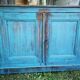 Buffet campagne patiné bleu