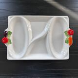Plat à apéritif en barbotine légumes