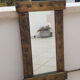 Vintage brutalist mirror 1980