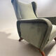 Green reclining armchair, 1950s