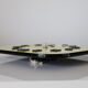 Yellow formica clock