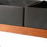 Vintage Scandinavian teak planter from the 1960s
