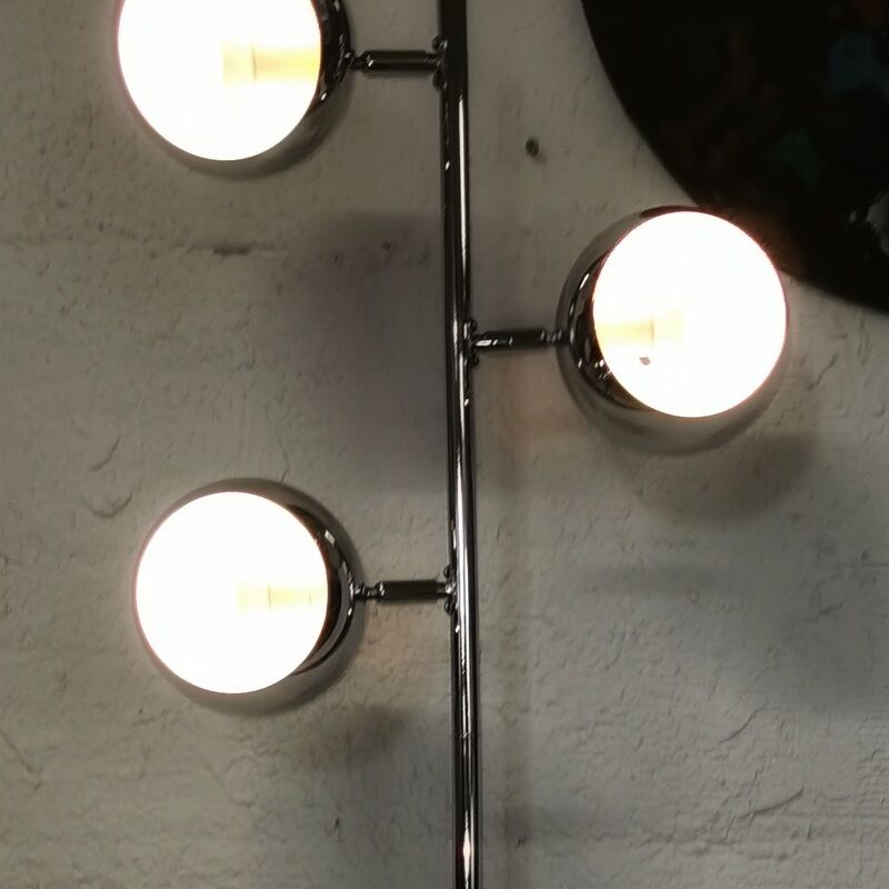Floor lamp "eye ball" tulip foot