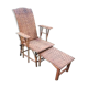 Chaise longue en rotin