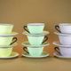 Orchies Moulin des Loups earthenware tea or coffee set, art deco service
