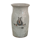 Sandstone vase signed AH
