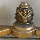 Hollywood Regency Console - Gilded Wood and Marble
