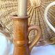 Pair of bohemian sandstone candle holders