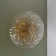 Vintage round glass wall or ceiling light globe
