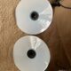 Paire de suspensions vintage en opaline blanche