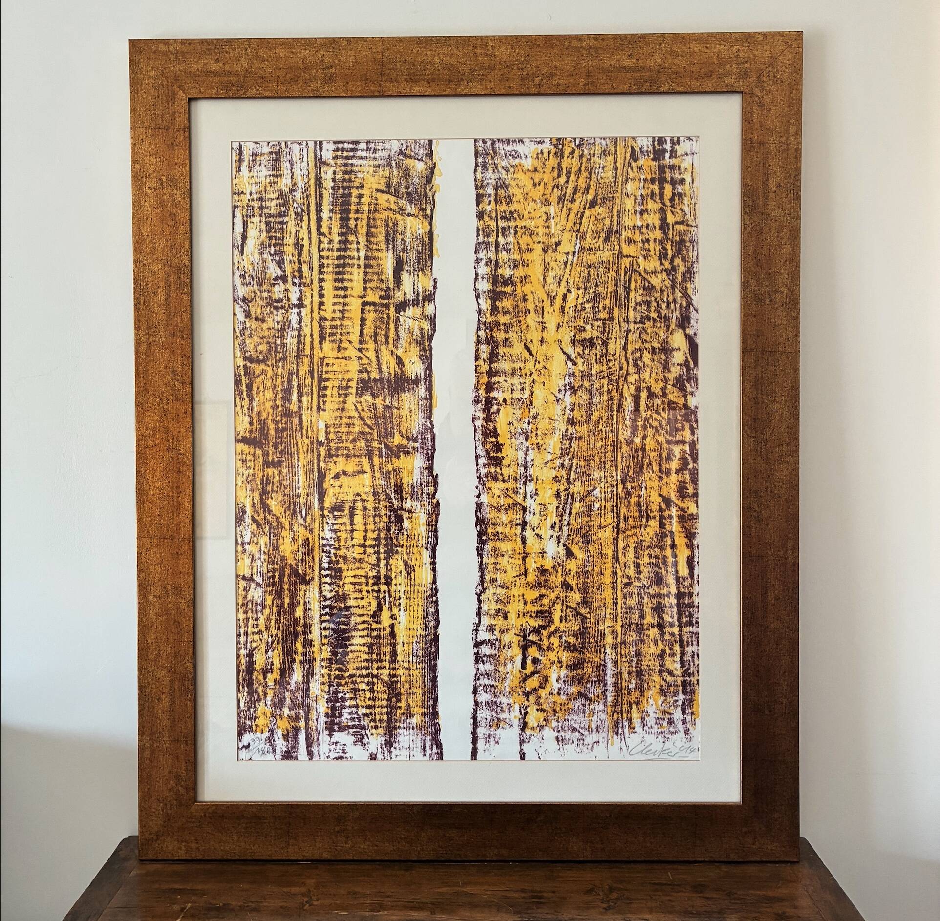 Günther UECKER - Original Signed Lithograph 2014 - Ed. Breckner - 99/140