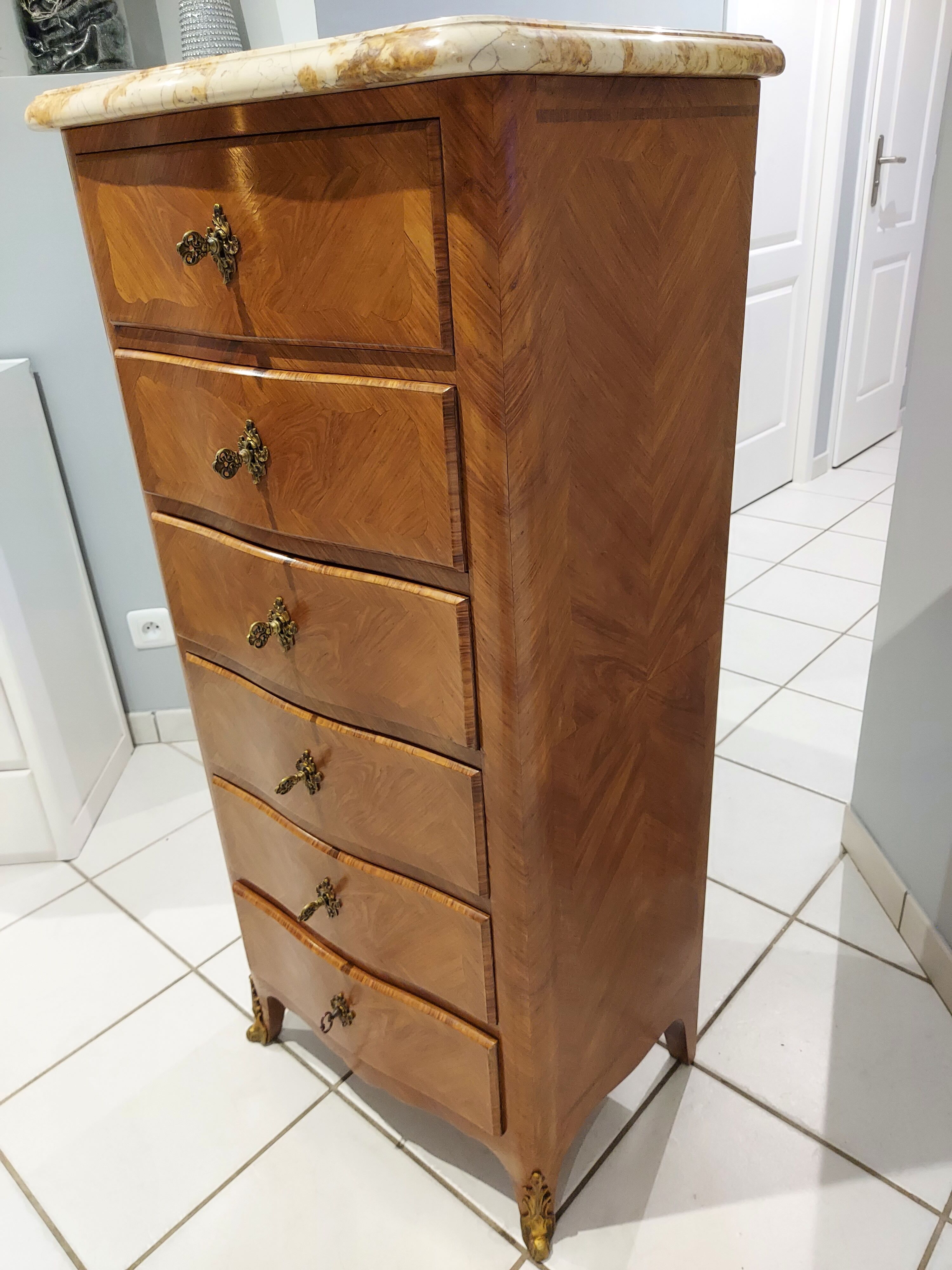 Weekly Louis XV rosewood mid XXeme