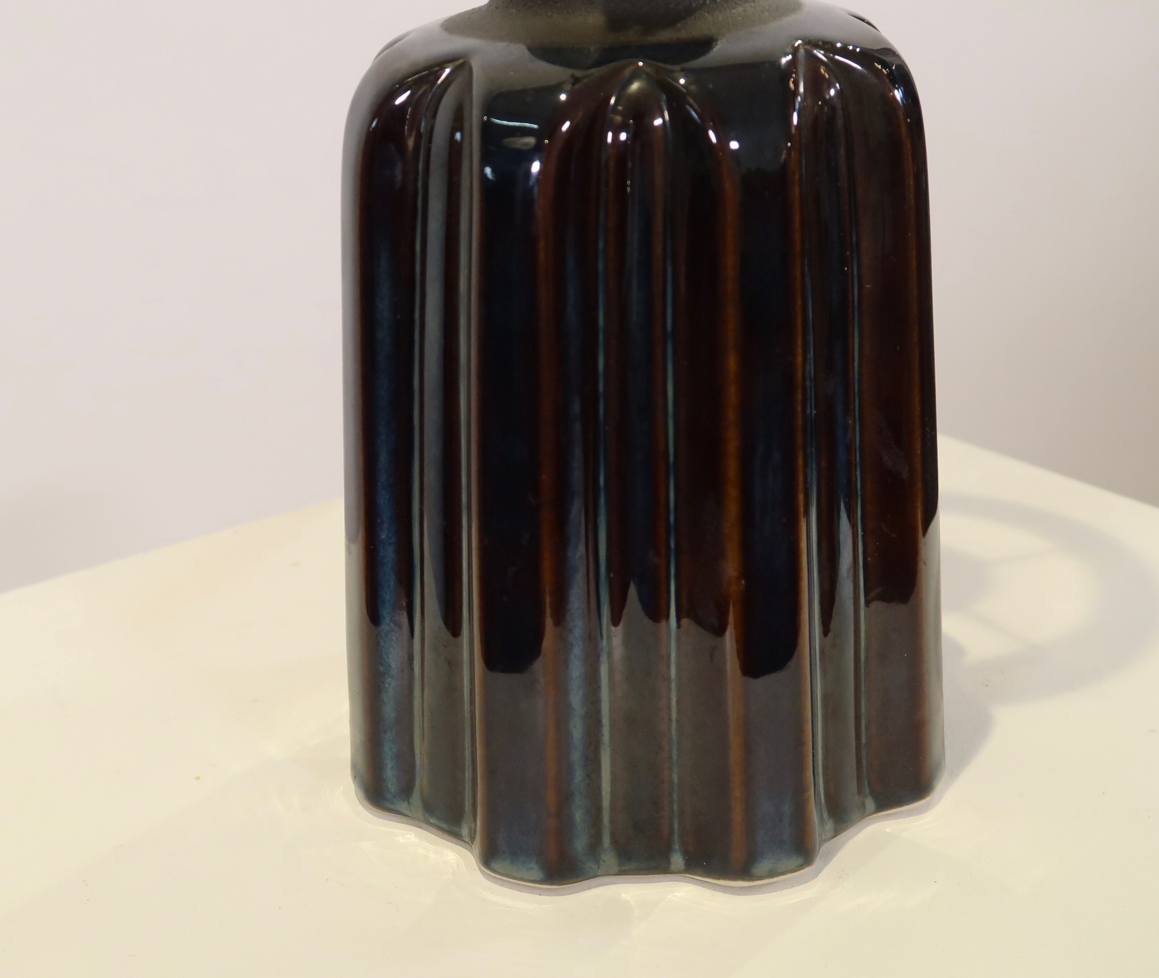 Ceramic table lamp by Soholm, Denmark 1960 's