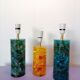 Fractal resin lamps 1970