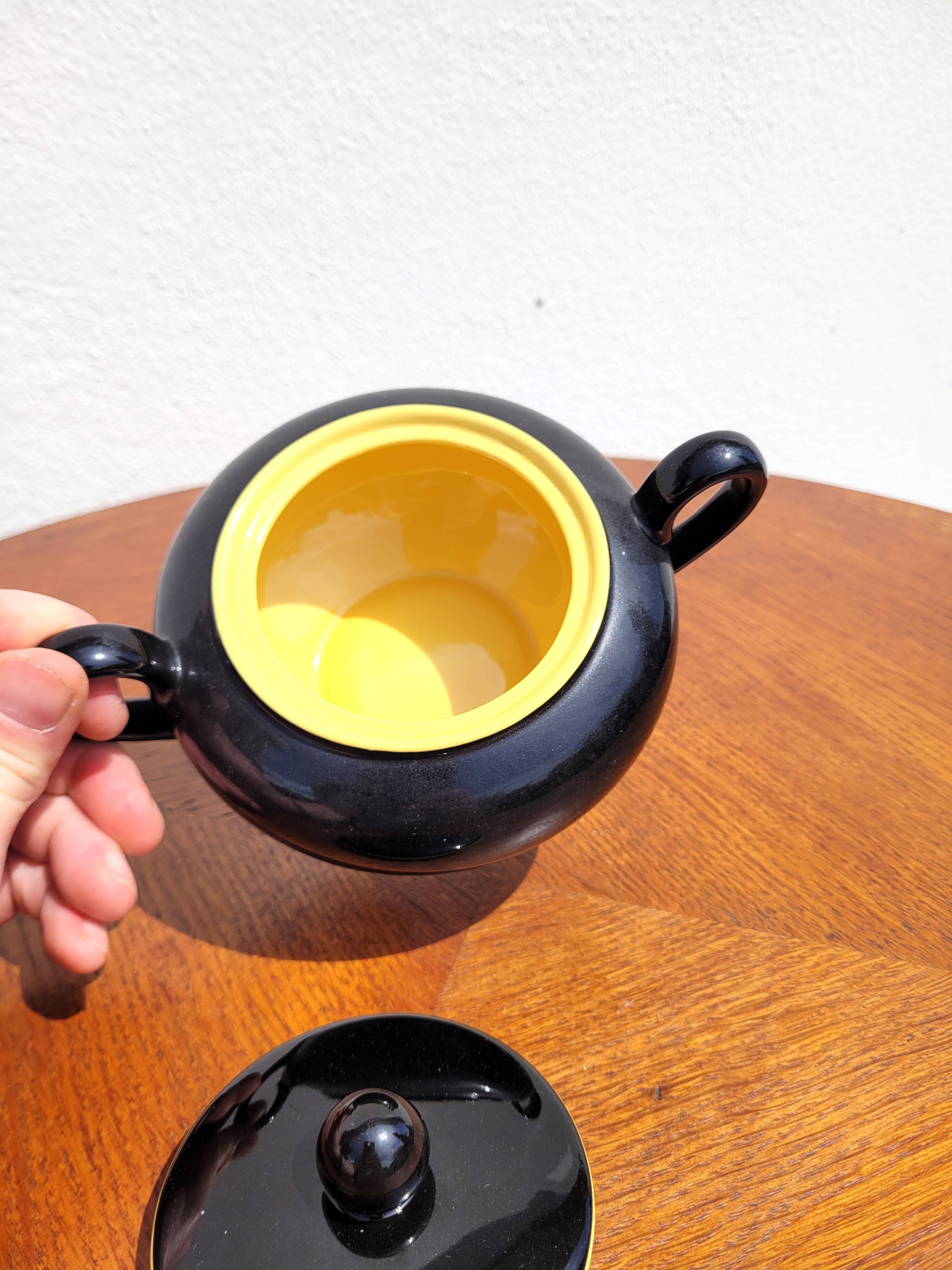 Biarritz sugar bowl by Villeroy and Boch 1950