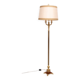 Gilded Bronze Empire Floor lamp France 1950s