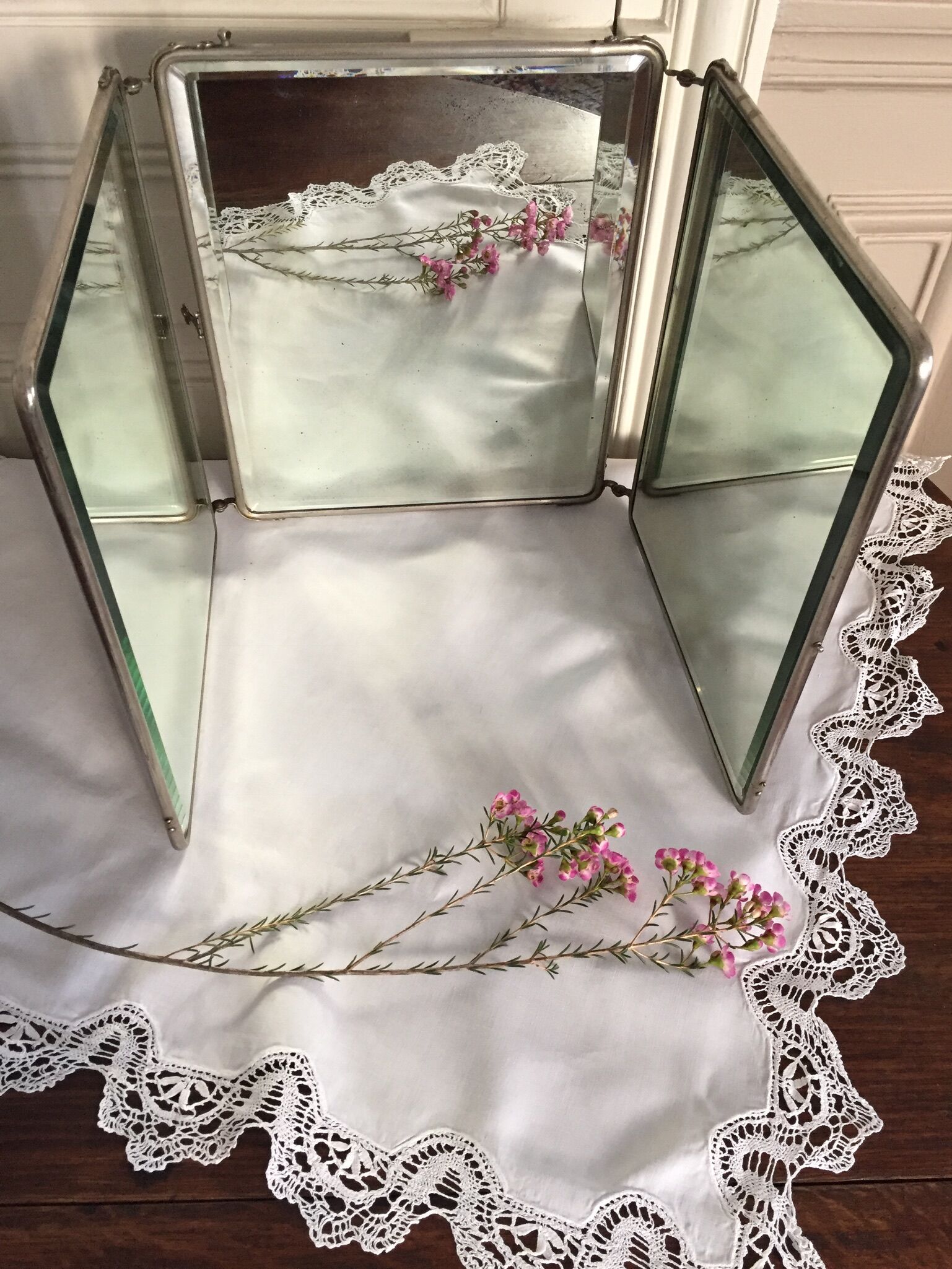 Miroir de barbier 96x37cm