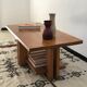 Solid elm coffee table from the 80s