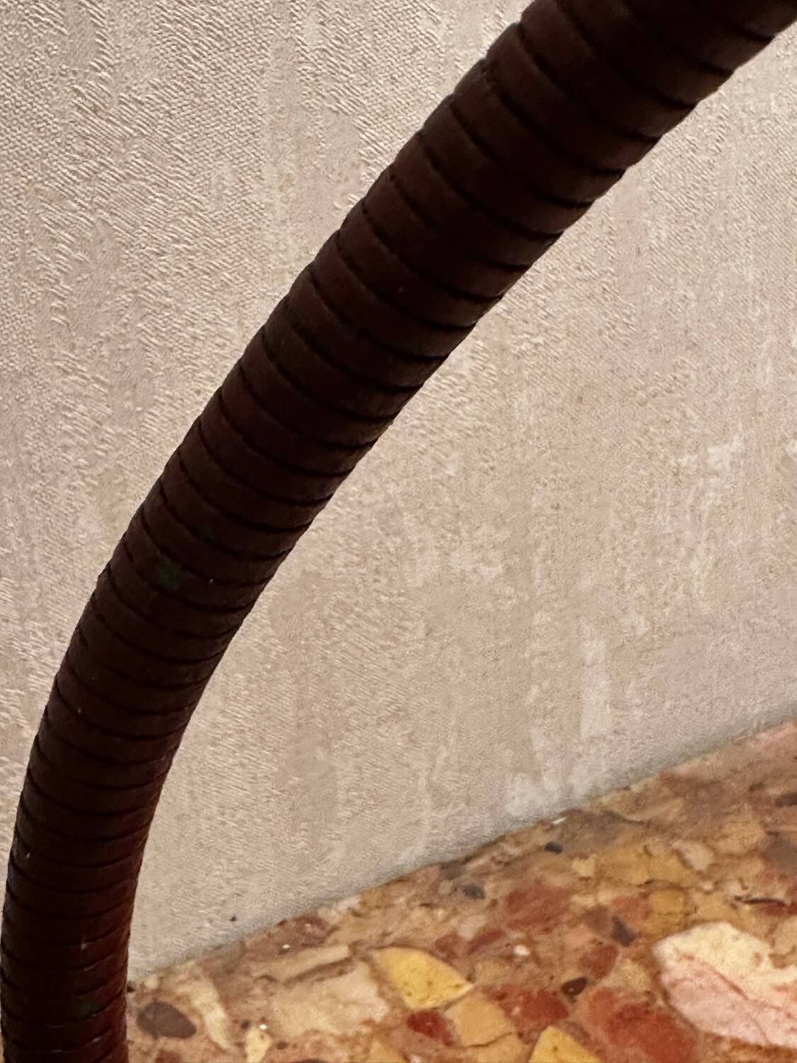 Art Deco lamp ERPE no 40 - Belgium 1930s/40s - Swan Neck Cast Iron