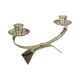 Vintage modernist WMF two-arm candle holder, Radtke model (1958), silver