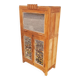 Old Art Deco radio cabinet in Burmese teak
