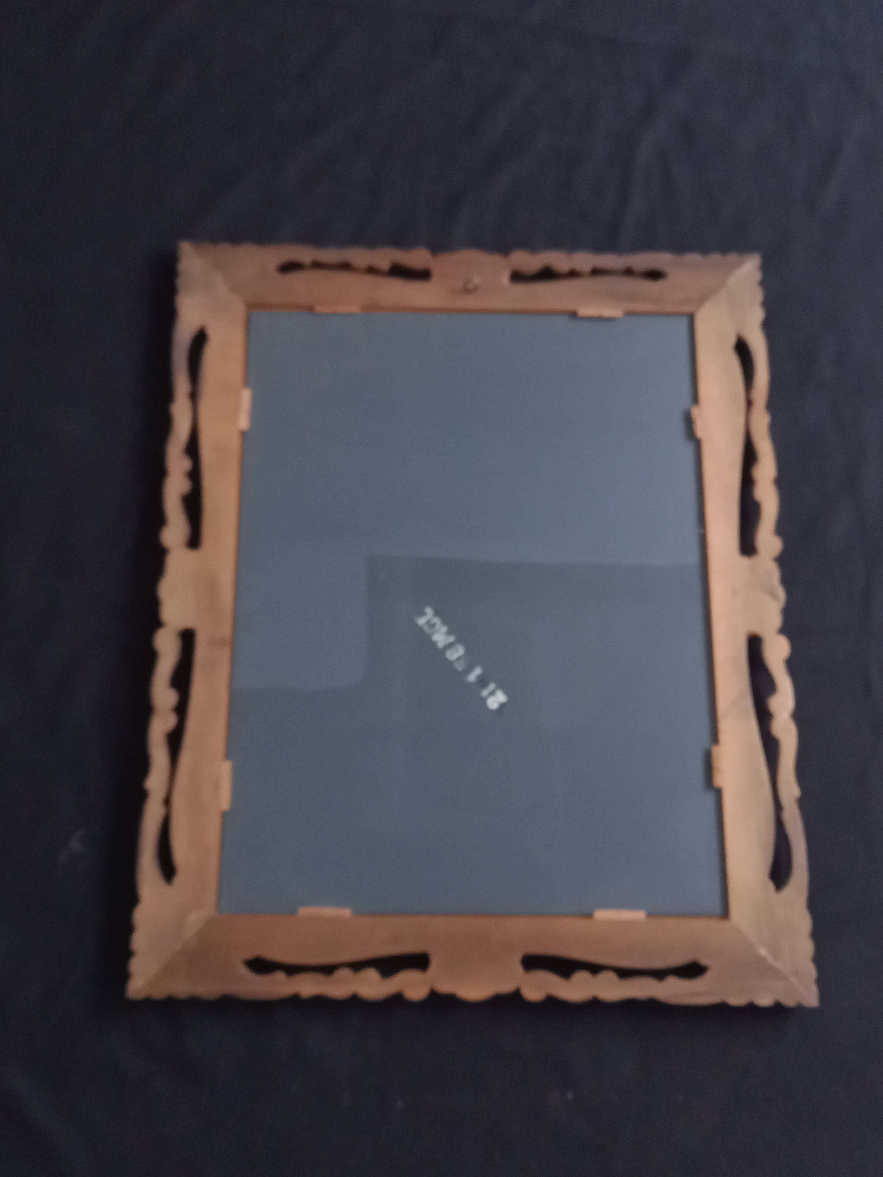 Large carved mirror neobaroque style