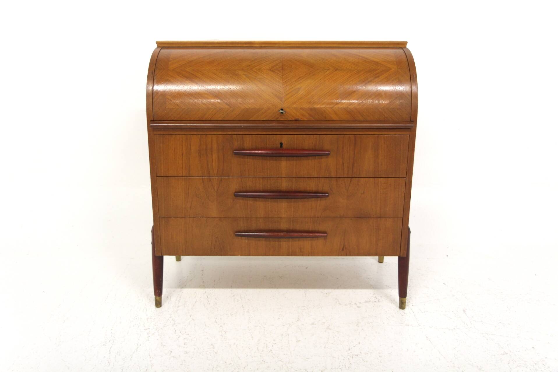 Secrétaire scandinave en teck, Bröderna Gustafssons, Suède, 19