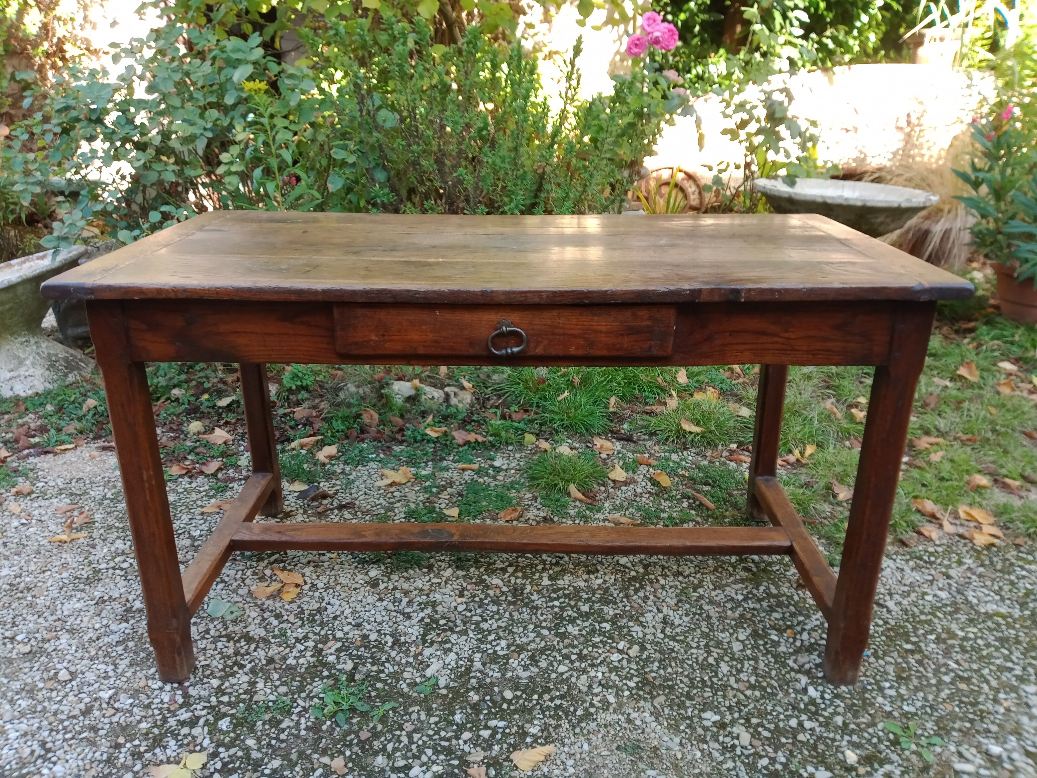 Old oak farmhouse table