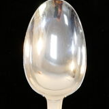 12 large cutlery ballshoe forks in silver metal Model SUZY