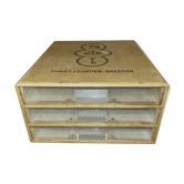 Haberdashery cabinet with three drawers