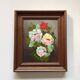 Oil painting "Roses", 1970