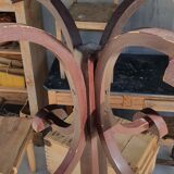 Painted wood coat rack