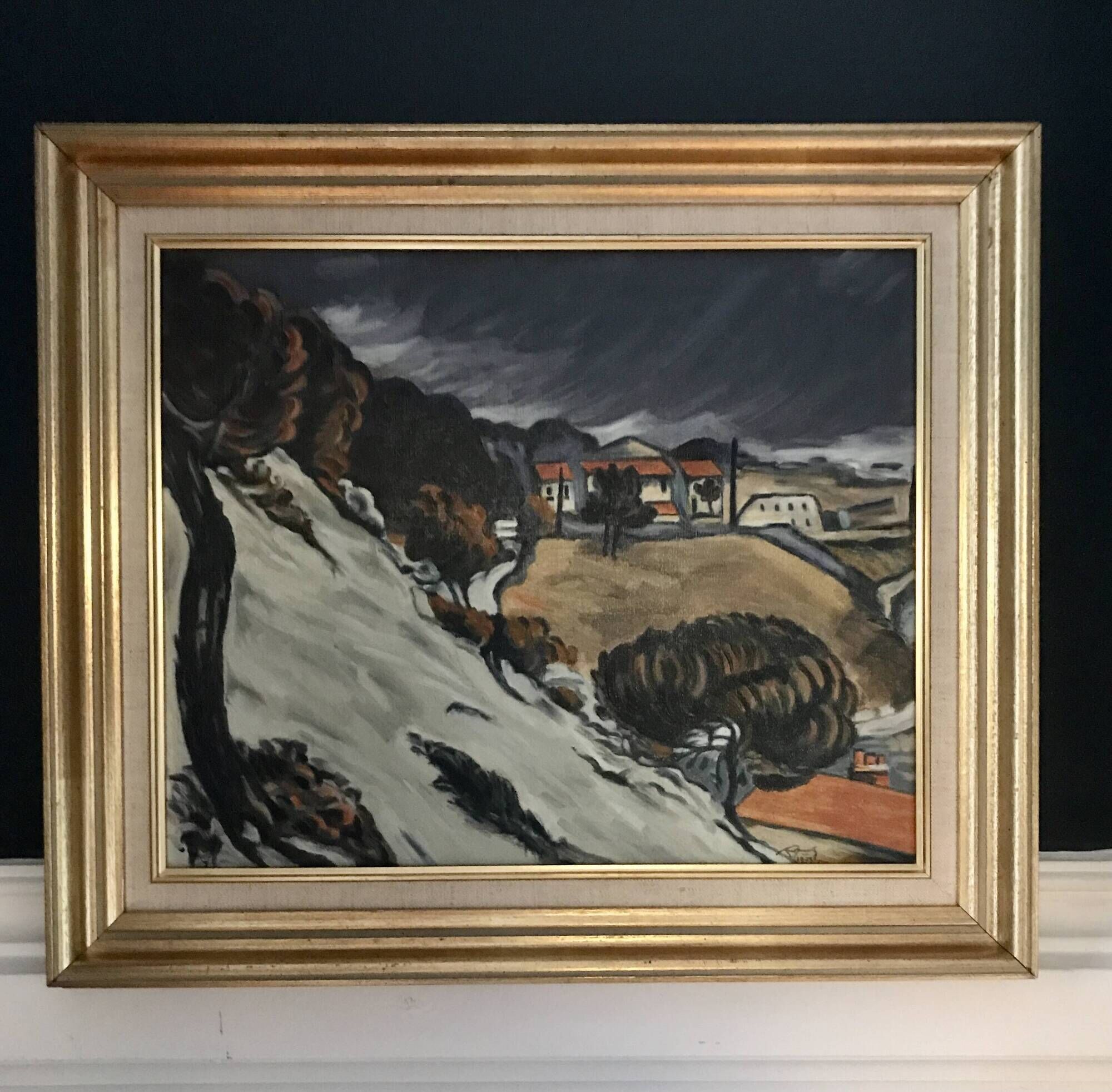 Reproduction "Melted snow at l'Estaque" oil on canvas