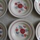 6 Céranord St Amand vintage soup plates 50s