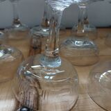 11 antique champagne glasses