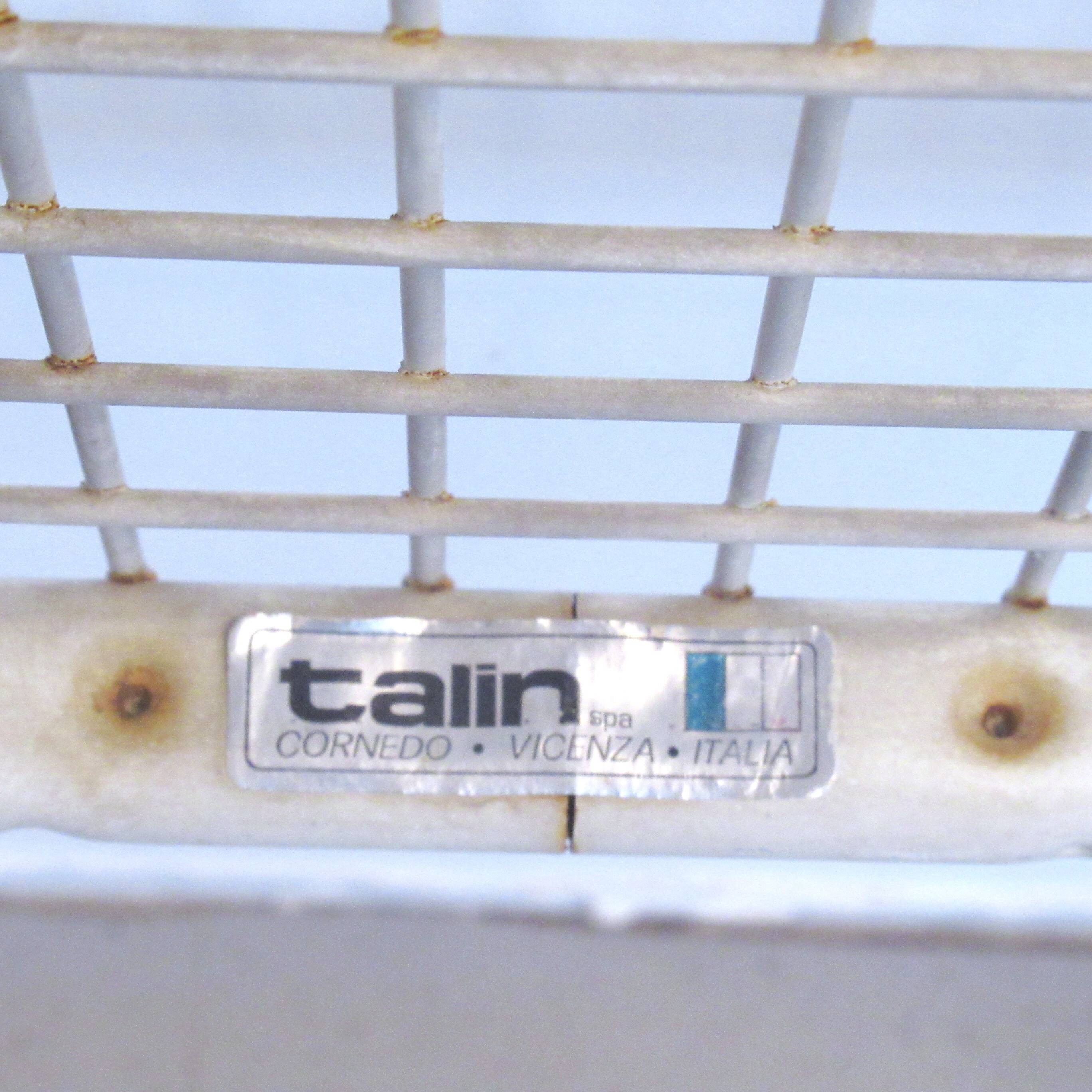 Chaise en treillis métallique Talin Spa années 80