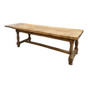 Table de ferme en chêne