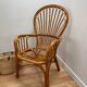Vintage rattan armchair